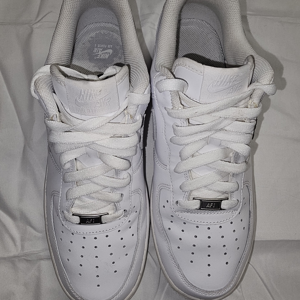 Nike Air Force 1 Men's All-White Athletic Shoes